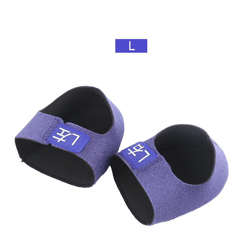 Gel Heel Pad Pain Relief for Plantar Fasciitis Sock Worn in Shoes Thin Heel Spur Protectors Heel Sleeves Foot Skin Care: L  Blue