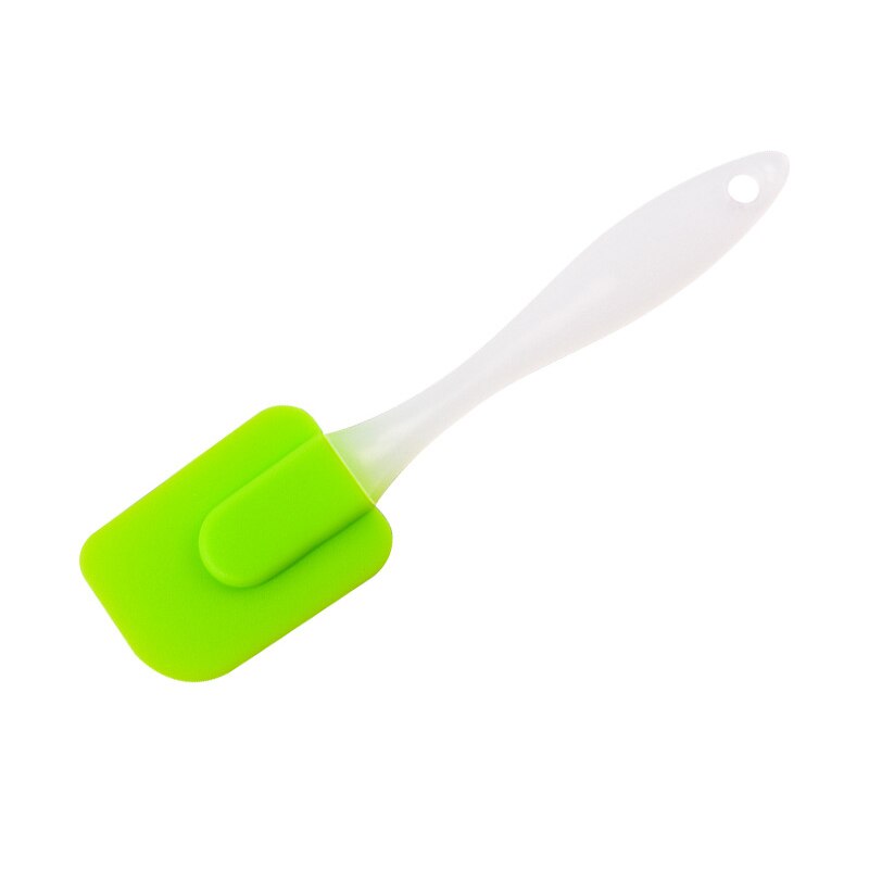 Silicone Spatula Baking Scraper for Kitchen Mixing Folding Scraping Cooking and Serving Silicone Scraper for Stirring: green 01