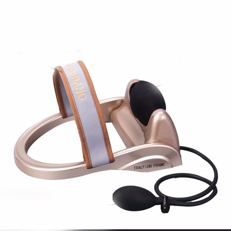 Portable Air Inflatable Neck Brace Device Headache Back Shoulder Pain Cervical Traction Comfortable Neck Massage Relaxation