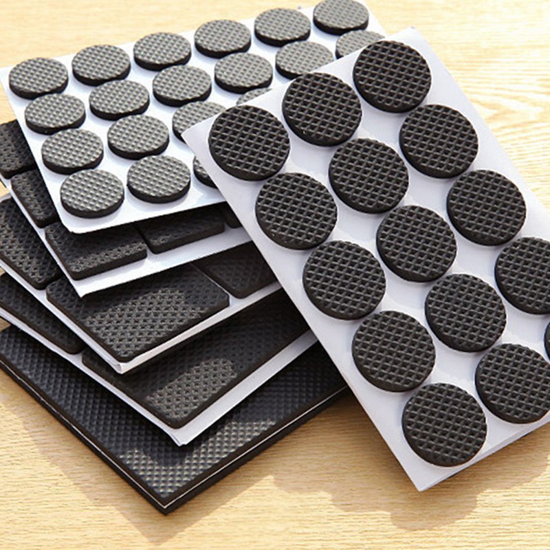 Almohadillas protectoras de goma adhesivas antideslizantes para suelo, almohadillas protectoras para patas de mesa, taburetes de protección para Sillas