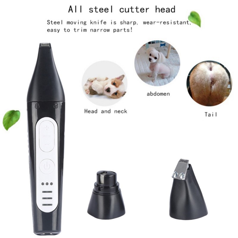 2 In 1 Professionele Huisdieren Tondeuse En Pet Nail Grinder Voor Honden Katten Pet Grooming Machine Kit Hond Nail grinder Haar Cutter-