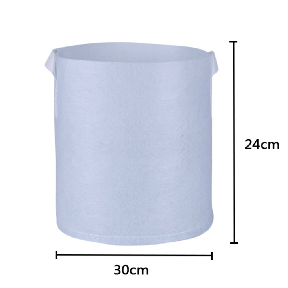Grow Bags Garden Pots Planters Round Non-woven Fabric Pots Plant Pouch Root Container Grow Bag Aeration Garden Container L4