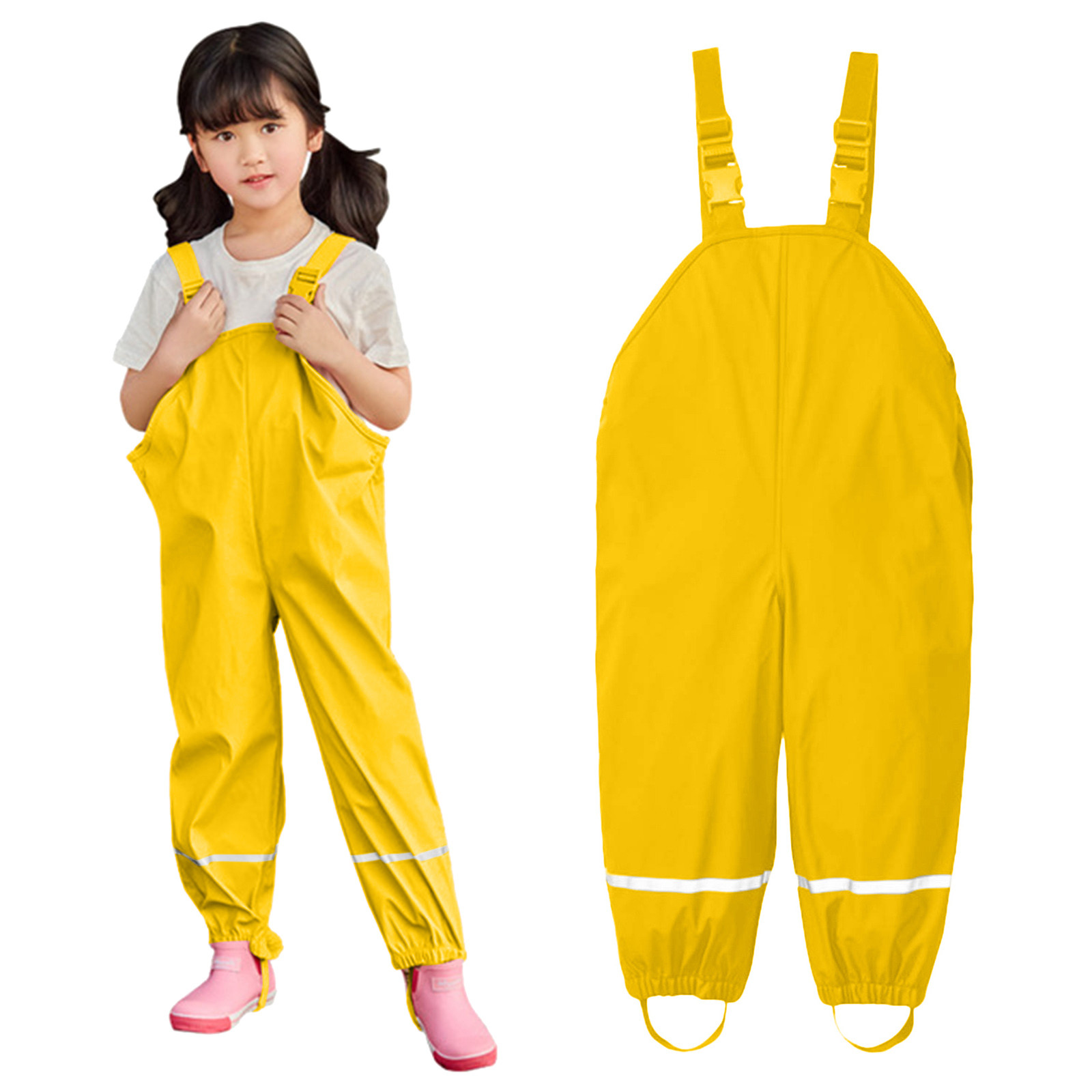 Salopette de pluie imperméable pour bébés filles et garçons, combinaison de vêtements pour adolescents, coupe-vent,