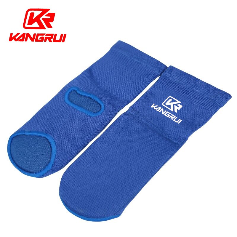 Katoen Wreef Scheenbeschermer Karate/Sanda/Taekwondo/Muay Thai/Boksen Leggings Enkel Ondersteuning Bescherming Voet brace Apparatuur