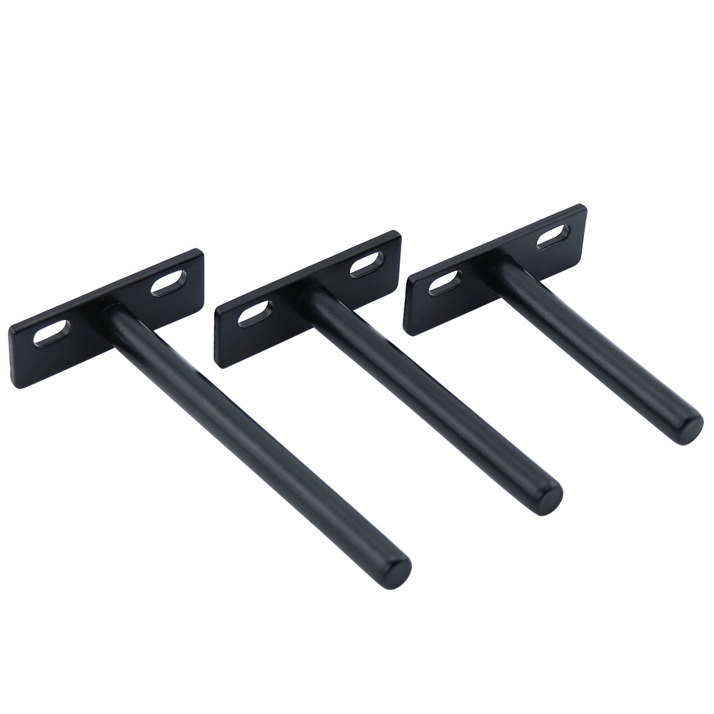 10PCS 3"4"5" Folding Shelf Support Bracket Hidden Floating Wall Shelf Support Brackets for Heavy Duty Bracket