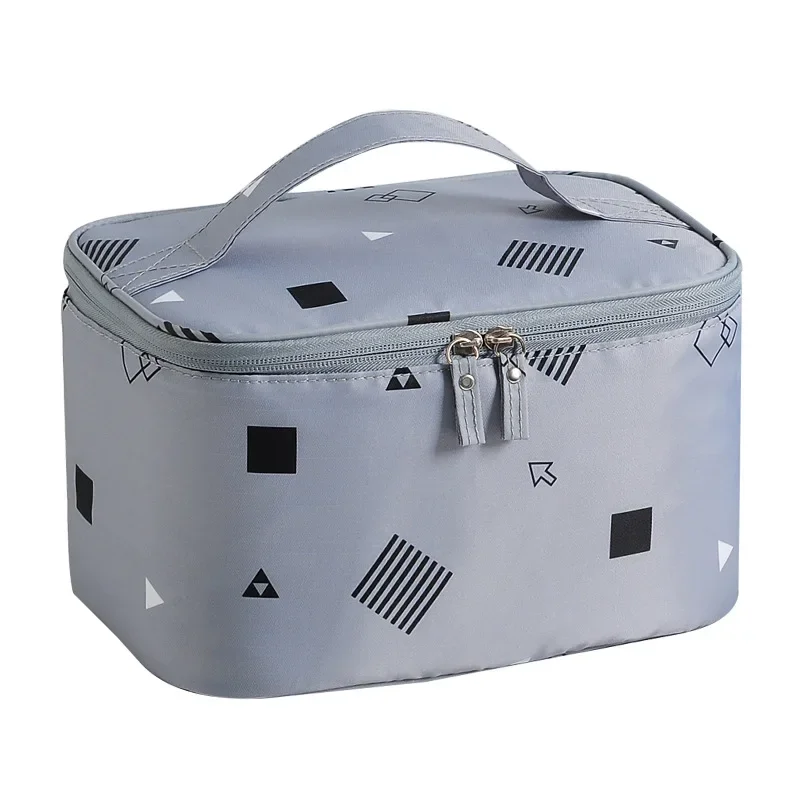 1 Pc Men Cosmetic Bag Travel Organizer Make Up Box Toiletry Kit Wash Toilet Bag Large Waterproof Pouch: Pink