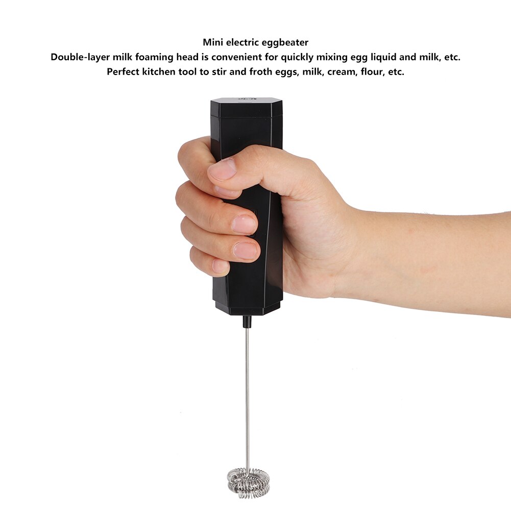 Ménage 304 acier inoxydable mélangeur de lait Mini portable électrique batteur à oeufs café lait mousseur mélangeur mélangeur ustensile de cuisine