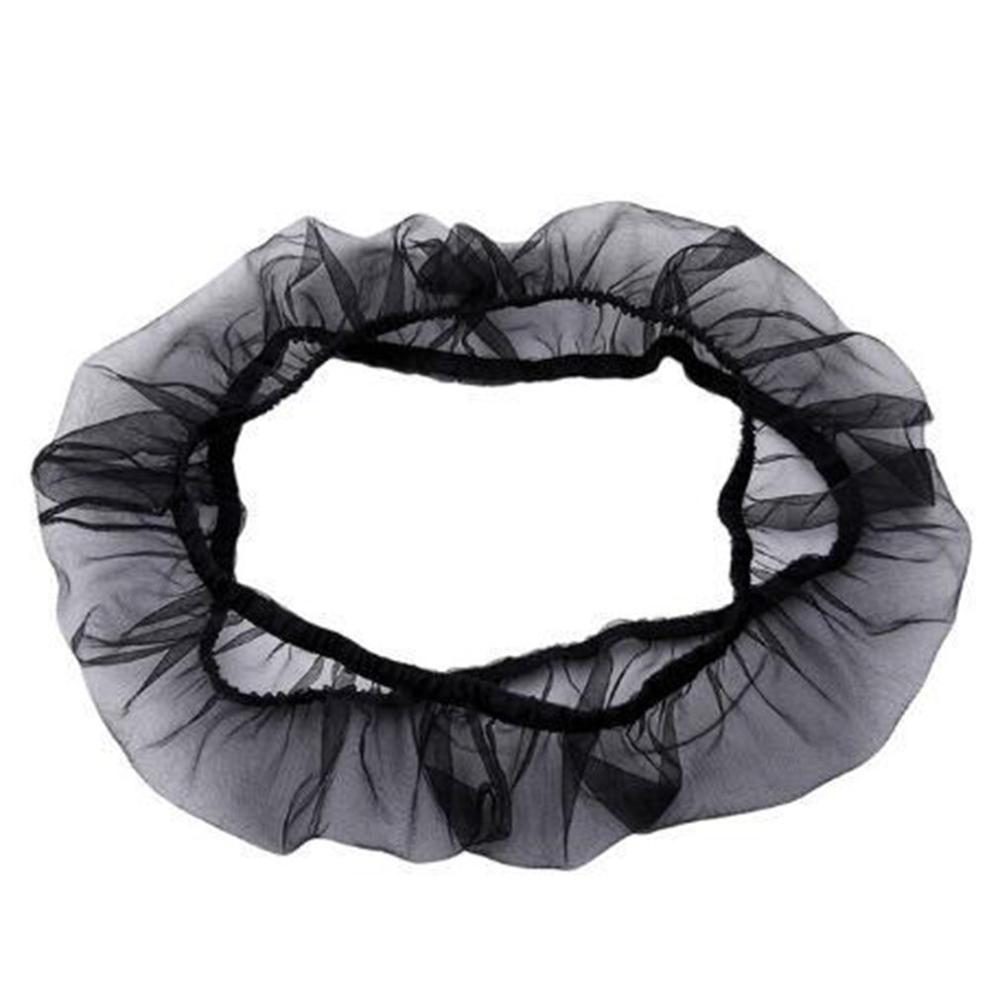 Dustproof Birdcage Cover Nylon Mesh Bird Cage Cover Shell Skirt Net Seed Catcher Guard Airy Mesh Net Parrot Pet Bird Cage Cover: Black