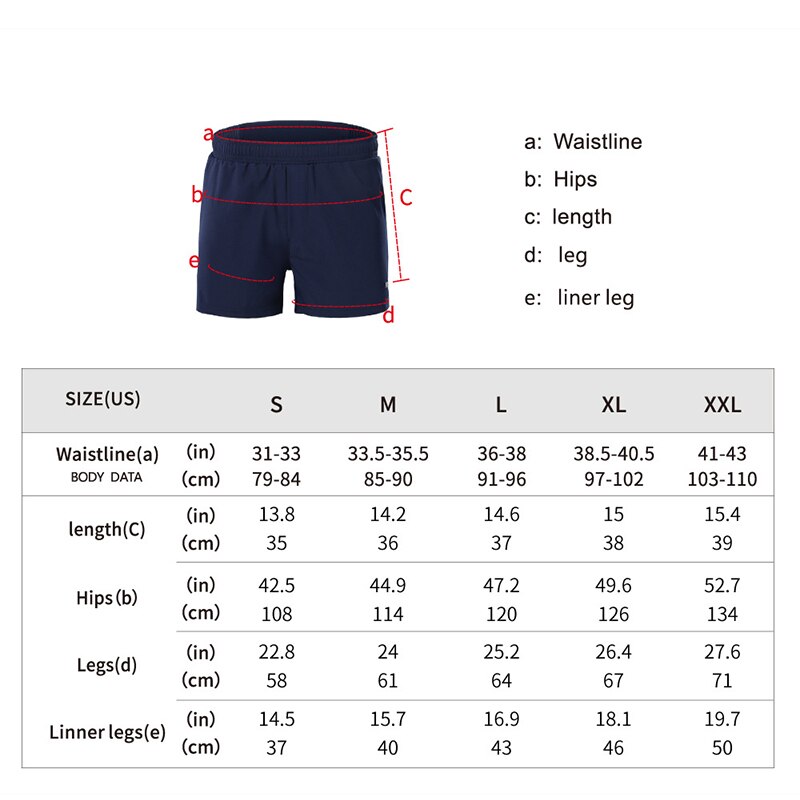 Running Shorts Heren Athletic Sport Wortout Gym Shorts Spandex Jogging Fitness Voetbal Fietsbroek Outdoor Oefening Shorts