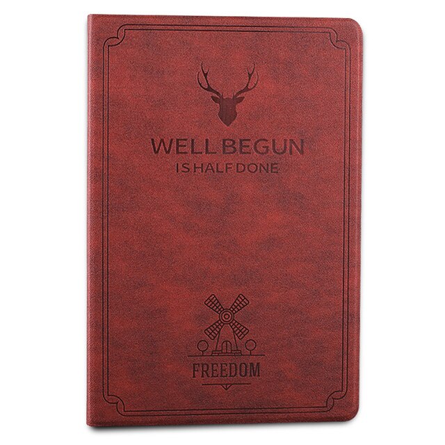 Étui pour Huawei MediaPad T3 10 AGS-W09 AGS-L09 AGS-L03 Jeu D'honneur Pad 2 9.6 Mince Flip Stand Tablette Housse pour Huawei T3 10 Funda: Wine Red