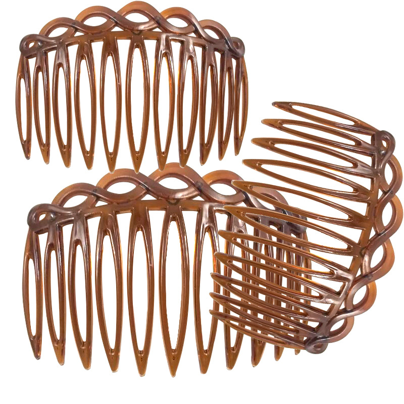 Peines laterales para el cabello de Estilo Vintage para mujer, peine Francés para el pelo con dientes rectos, Clip para el pelo, accesorios para el cabello de Boda nupcial, 2022