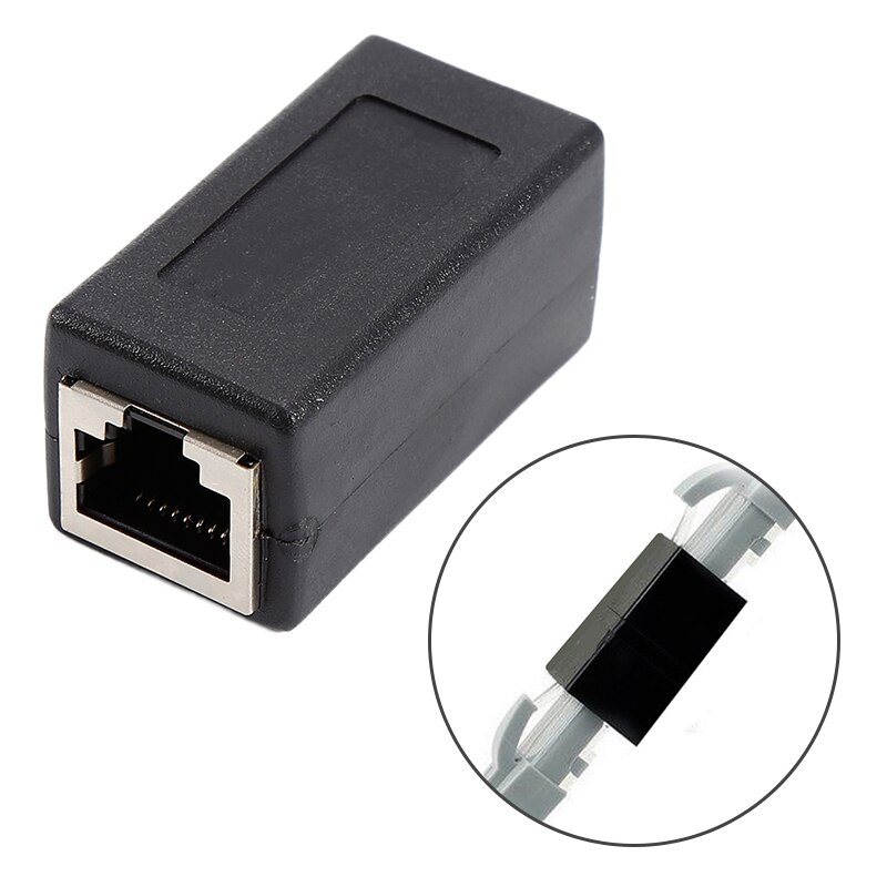 2021 RJ45 Splitter Ethernet adattatore cavo Lan 1 a 2 vie Extender Splitter per connessione Internet accoppiatore contatto spina modulare