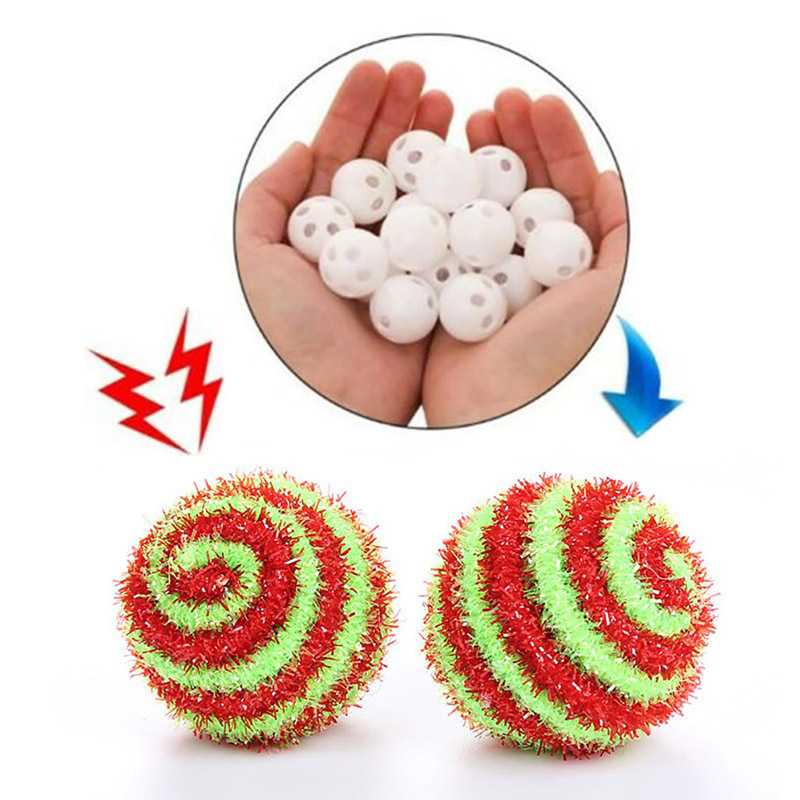 Cloche de hochet en plastique Iksqueaky, perles de hochet bricolage, fabricant de bruit, réparation, jouet pour chien, accessoires pour animaux de compagnie, 10 pièces, 24mm