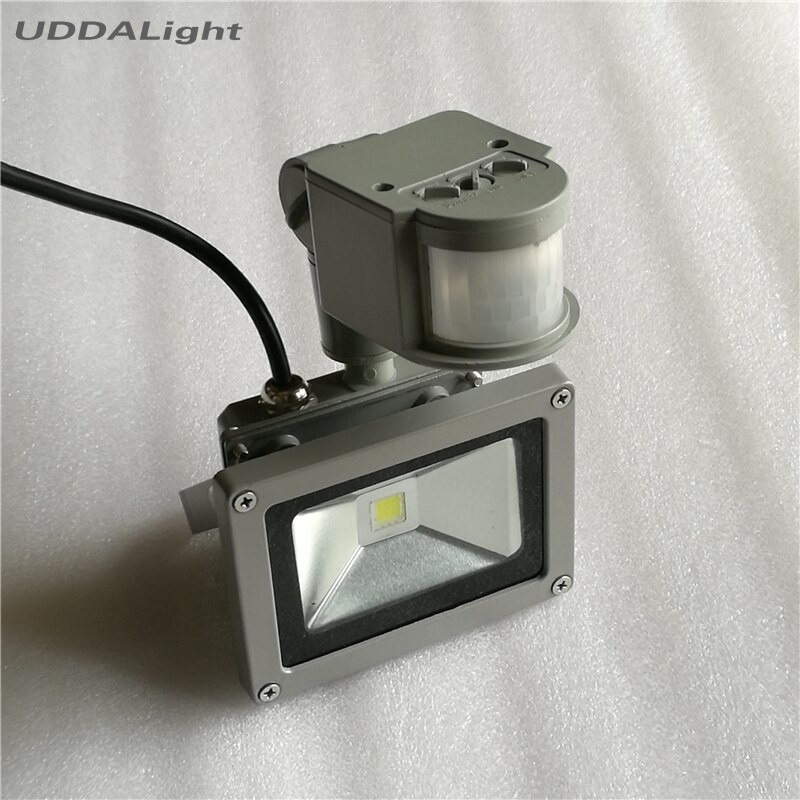 motion sensor outdoor lighting 10W led wall lamp sensor autdoor black/gray foco led exterior sensor de movimiento led outdoor: gray / 10W warm white