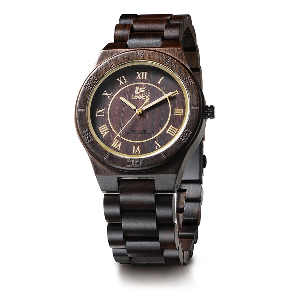 El mejor , relojes de madera únicos para hombre, 100% de madera natural, de bambú, hechos a mano, de lujo, reloj de pulsera de cuarzo , reloj deportivo Masculino