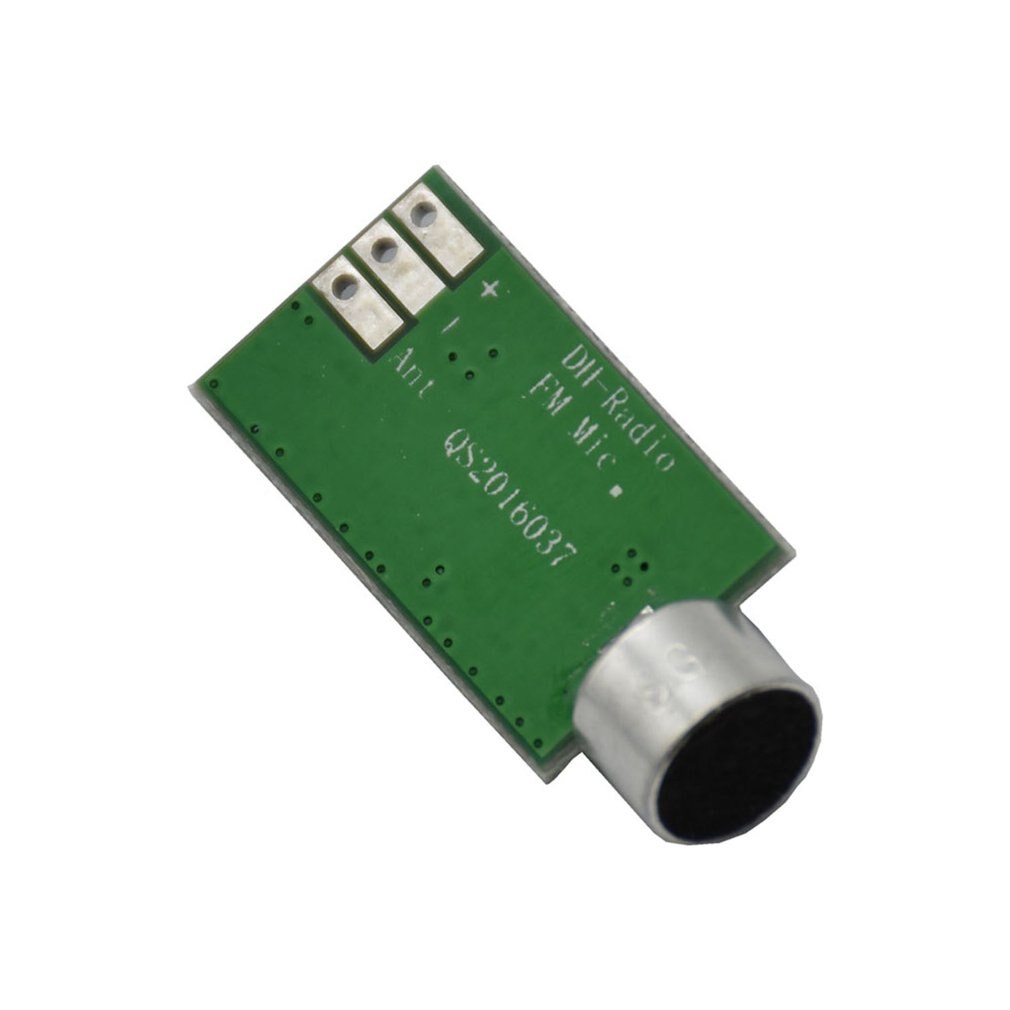 Micro transmisor FM 0,7-9V 88MHZ-108MHZ Mini micrófono escucha Dictagraph Interceptor