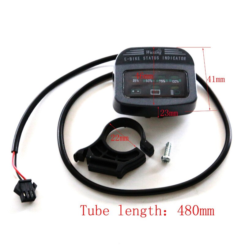 LED display 48V Battery Gauge Indicator Charging Coulombmeter With accessories For ATV Go Kart Quad Pitbike Electric E-Bike