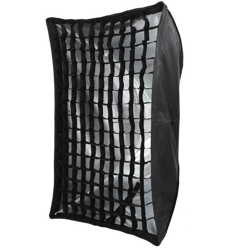 60 x 90cm nylon draagbare fotostudio softbox paraplu diffuser reflector voor speedlight flitser