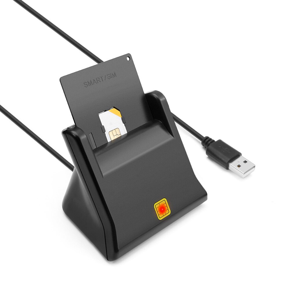 Sim Cloner Adapter Smart Geheugenkaartlezer Usb Sim Smart Kaartlezer Voor Bankkaart Ic/Id Emv Cardreader