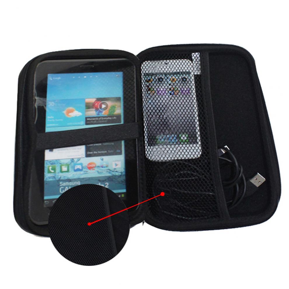 Black Hard Shell Buitenste Carry Case Bag Voor 7 Inch Gps Navigatie Beschermende Pouch Carrying Cover
