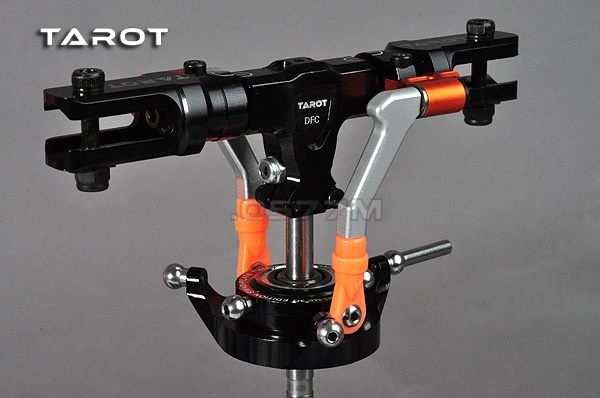 ! 450 Flybarless Hubschrauber Teil Tarot Teilt typ Dfc rotorkopf Schwarz Orange silber TL48025-01 TL48025-02 TL48025-03