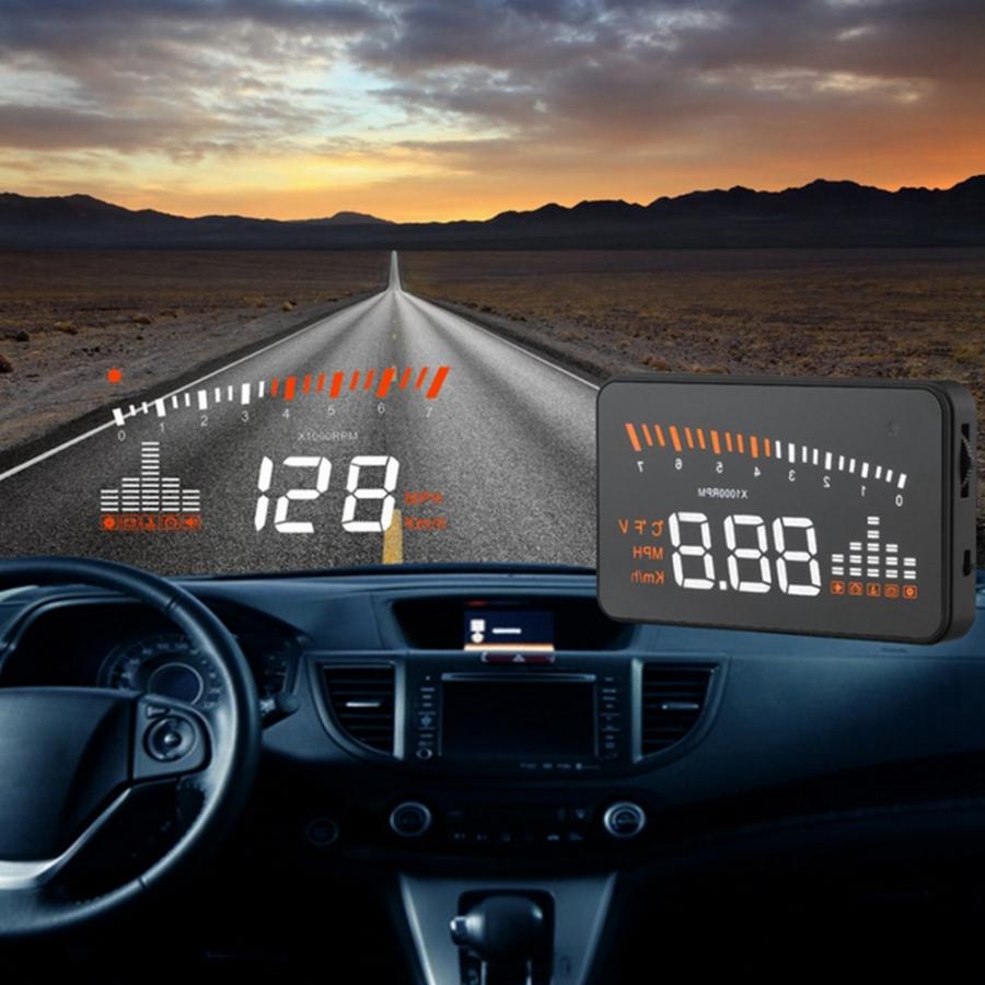 X5 HUD 3.5 inches Universal Car HUD Head Up Display ODB2 system with Alarm Warning Auto accessories