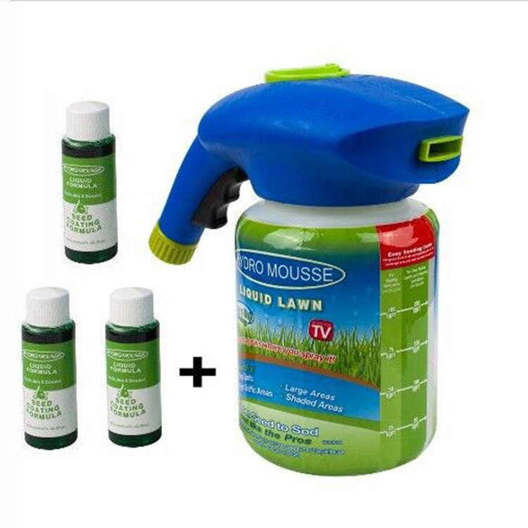 Neue Garten Samen Sprayer Kombination Flüssigkeit Rasen Samen Sprinkler System Gras Kunststoff Samen Sprayer Gießkanne Schnelle Einfach Spritzen: 3pcs X 1Sprayer