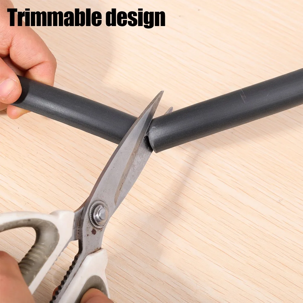 Cubierta de Cable de suelo de 1/3m, protectores de Cable de conducto eléctrico flexibles autoadhesivos, fundas de cables impermeables, accesorio de cableado para el hogar