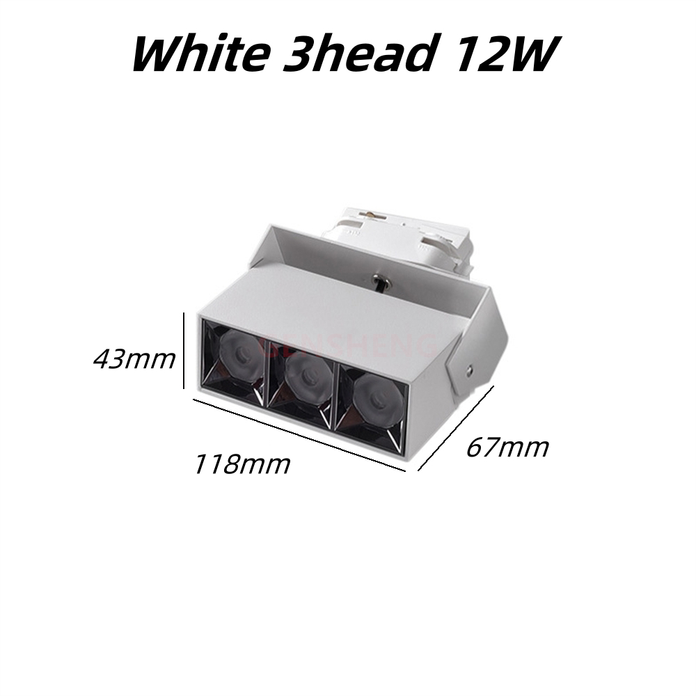 Luzes de Pista LED ajustáveis, Holofotes, Lâmpadas de Teto, Decoração de Casa, Loja Interior, Iluminação, Regulável, 110V, 220V: 5w / Azul / Bege