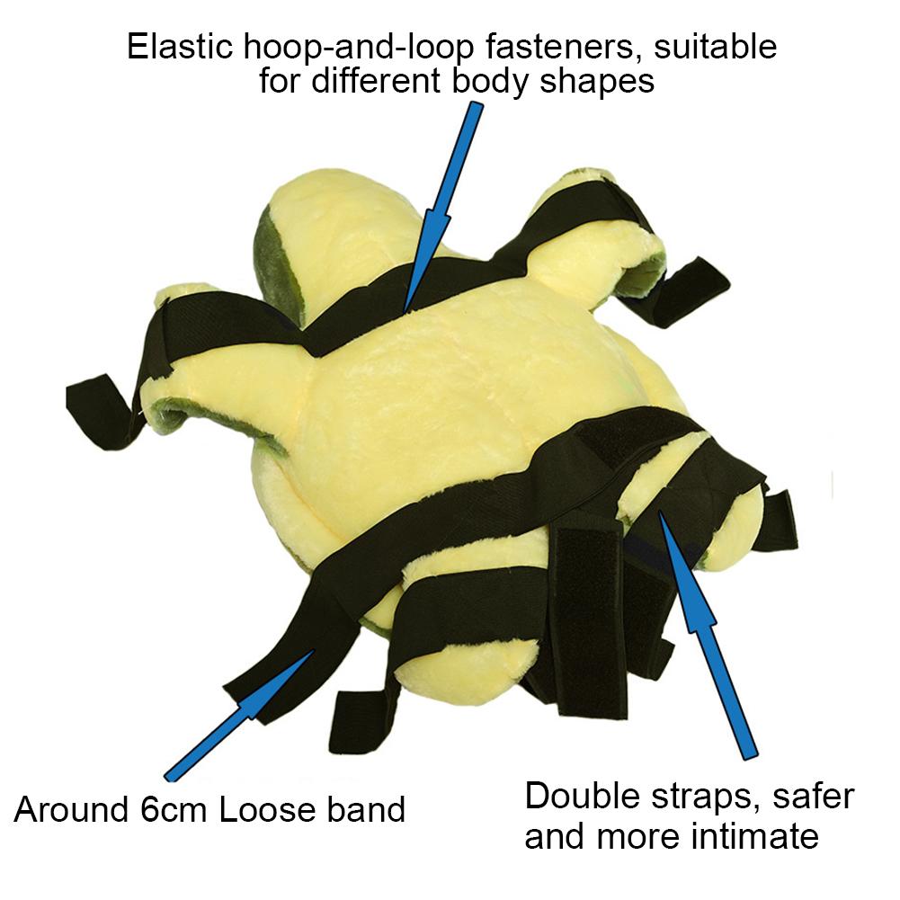 Slagfaldsbeskyttet skildpaddeform haleben beskyttende pude haleben hoftebeskytter udendørs vinterski skate snowboard beskytte