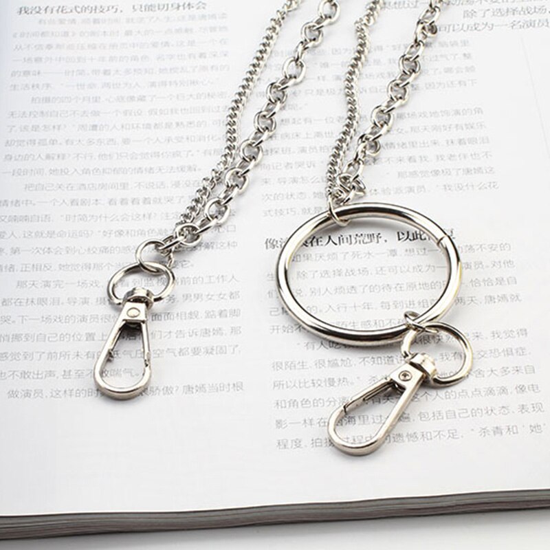 Holle punk jurk jeans riem met ketting pu leer verstelbare zwarte ring riem rij gat oogje vrouwelijke decoratieve taille riemen