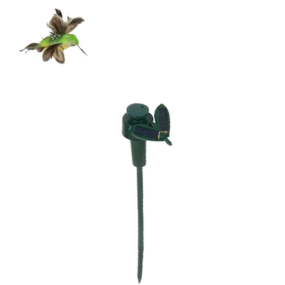 Tuin Partijen Diy Decoraties Solar Power Trillingen Dansen Fly Fladderende Hummingbird Vogels Yard Decoratieve Supplies
