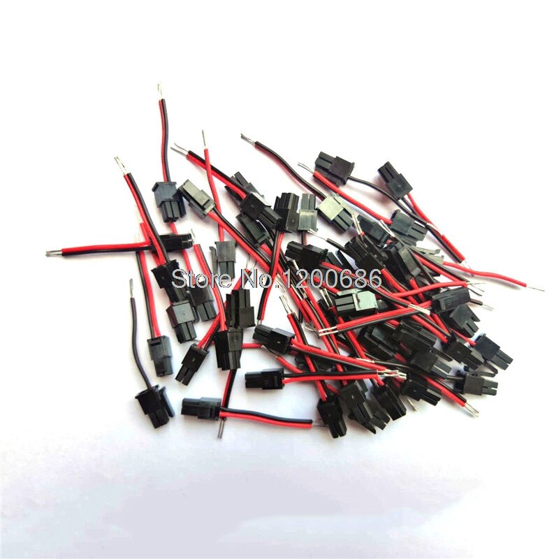 5cm 22 awg molex p /n 43025-0400 4 pin molex micro-fit 3.0 dual row  (4 kredsløb) han 20 cm lang kabel pin 3 (-)  pin 4 (+)