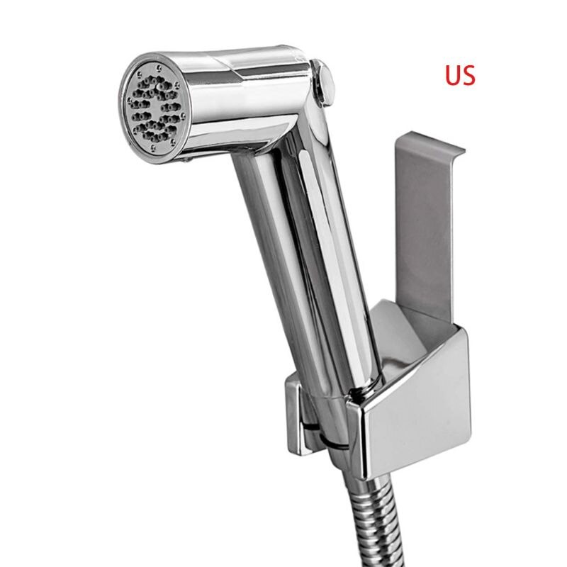 Handheld Bidet Sproeier Set Kit Rvs Hand Bidet Kraan Voor Bad: Default Title