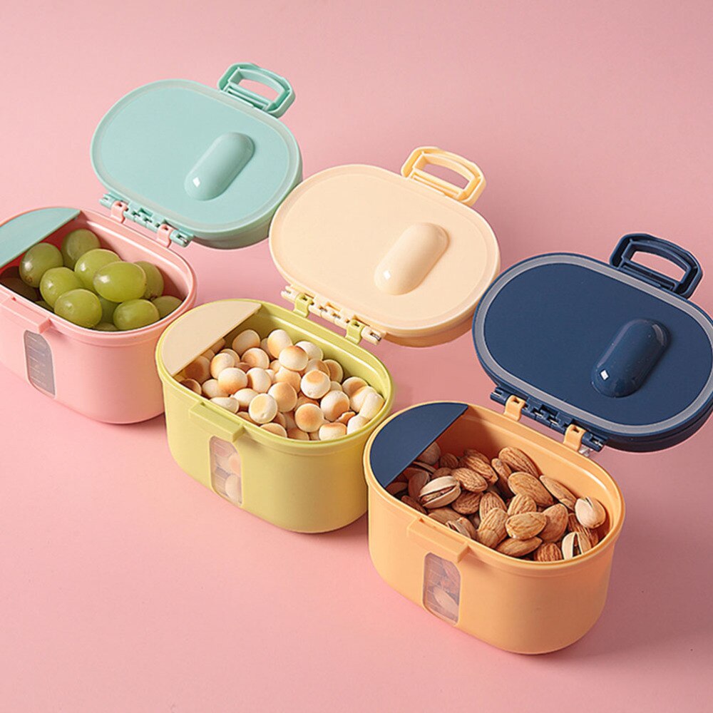 1 Set Powder Container Premium Formula Box Portable Baby Formula Box