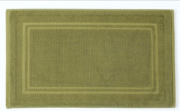 LYN&GY 100% Cotton Lxuray Geometric Plaid Hotel Bathroom Foot Towel Door Bathmat Machine Washable 45x75cmx380grams Bathroom mat: F