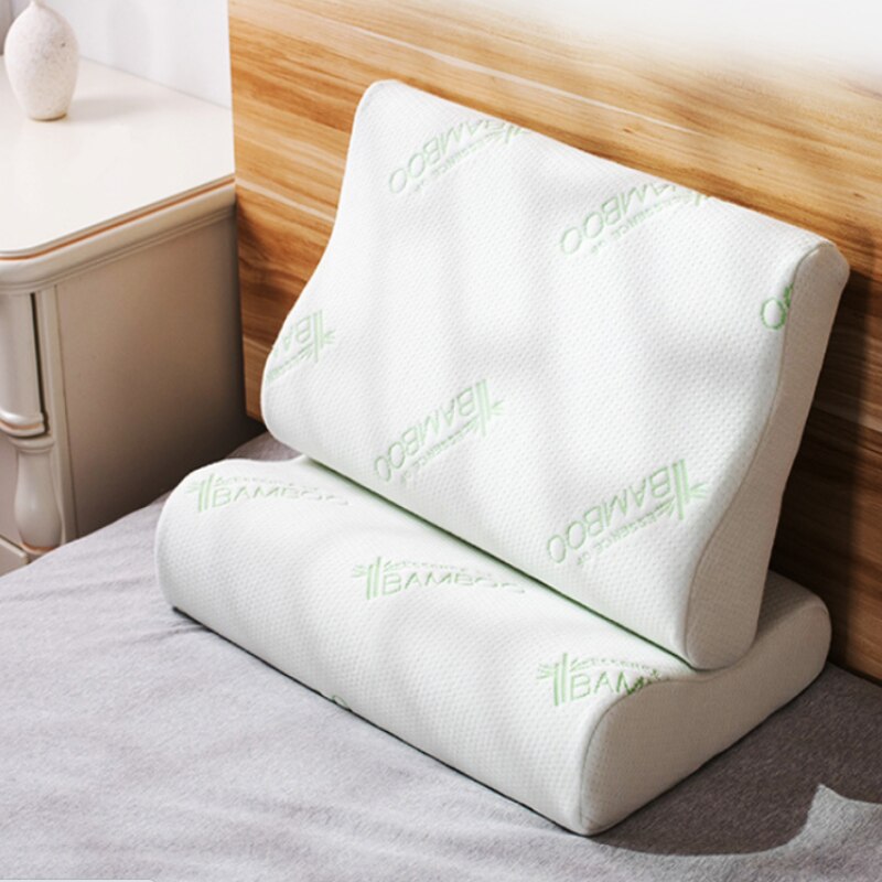 Wit Slapen Bamboe Memory Foam Orthopedisch Kussen Kussens Oreiller Kussen Travesseiro Almohada Cervicale Kussens Poduszkap