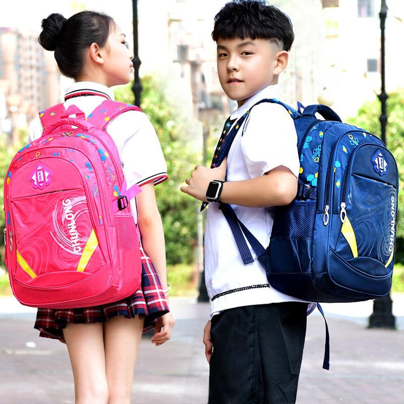 Enfants sacs d'école pour garçons école primaire sac à dos enfant grande capacité enfants cartable filles BookBag étanche 1-3-6 Grade