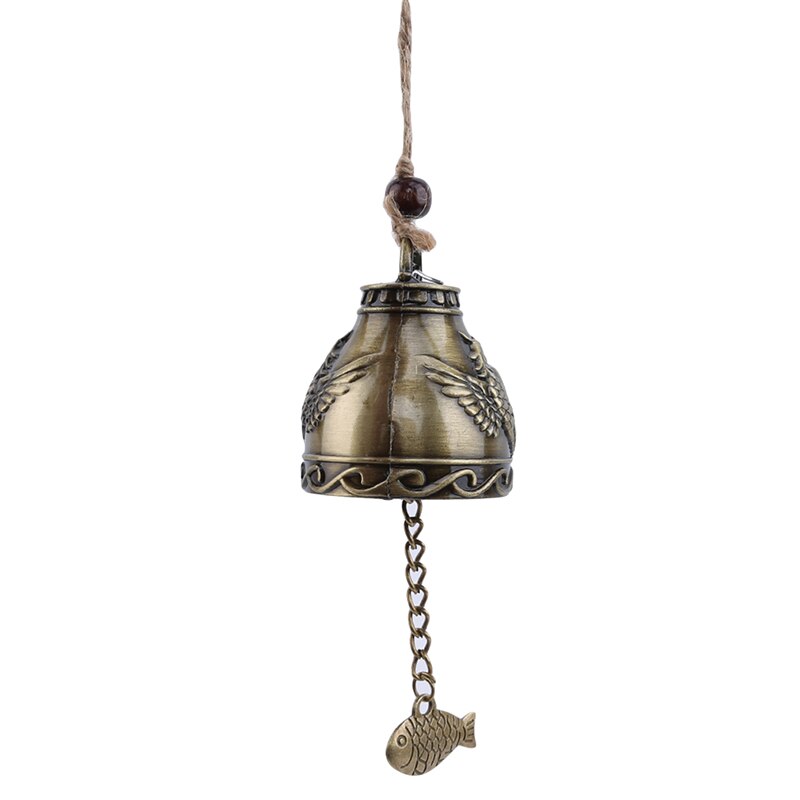 Blessing Bell Luck Feng Shui Bell Blessing Good Luck Fortune Hanging Wind Chime Decorative Pendant: phoenix