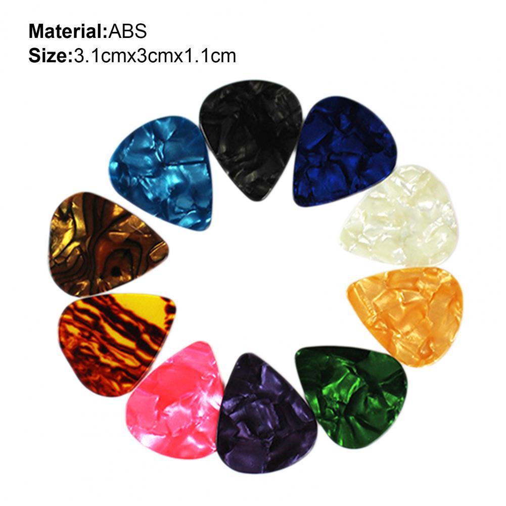 10 Pcs Acoustic Picks Guitar Plectrum Electric Guitar Pick Acoustic Music Picks Plectrum Thickness Guitar Accessories