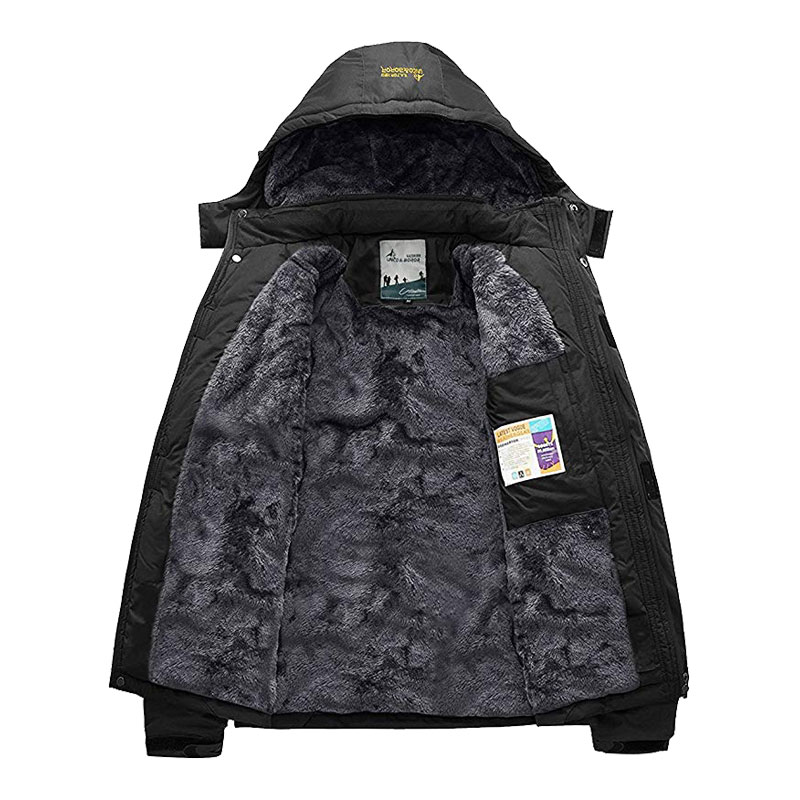 Vinter mand kvinder plus fløjl varm jakke vandtæt vindtæt fiskeri ski softshell hætte udendørs camping vandring varme frakker