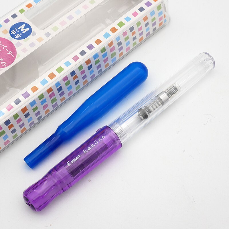 Kawaii Vulpen Originele Pilot Kakuno Inkt Pen Leuke Smiley Gezicht Briefpapier Kantoor Schoolbenodigdheden Beste Pennen Office: Violet / EF 0.25mm