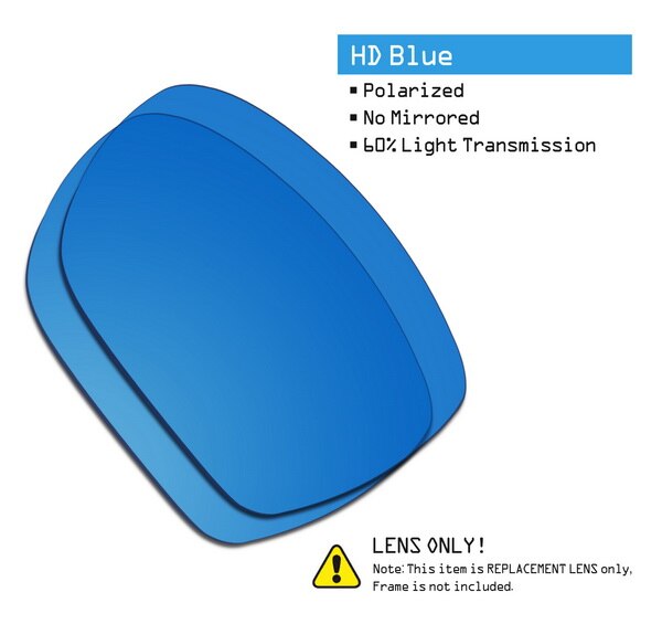 SmartVLT Polarized Replacement Lenses for Oakley Dispatch 1 Sunglasses - Multiple Options: HD Blue