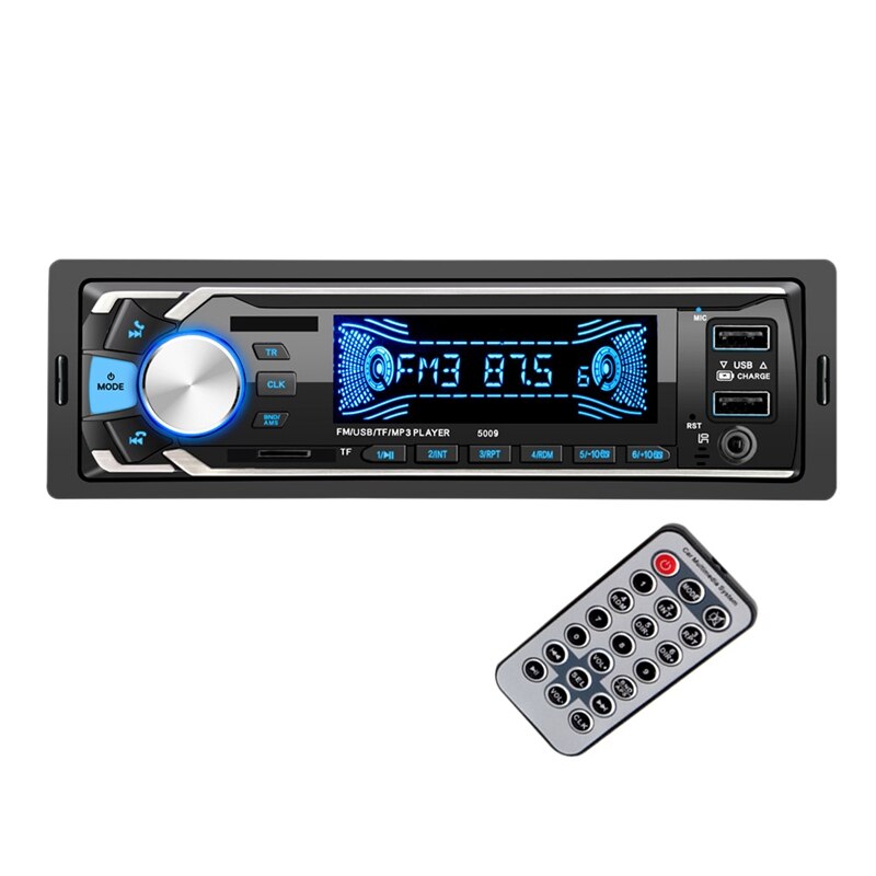 Bil  mp3- spelare, bilradio med 7- färgs stereo o fm-mottagare digital mediaspelare med bluetooth-stöd telefon snabbladdning