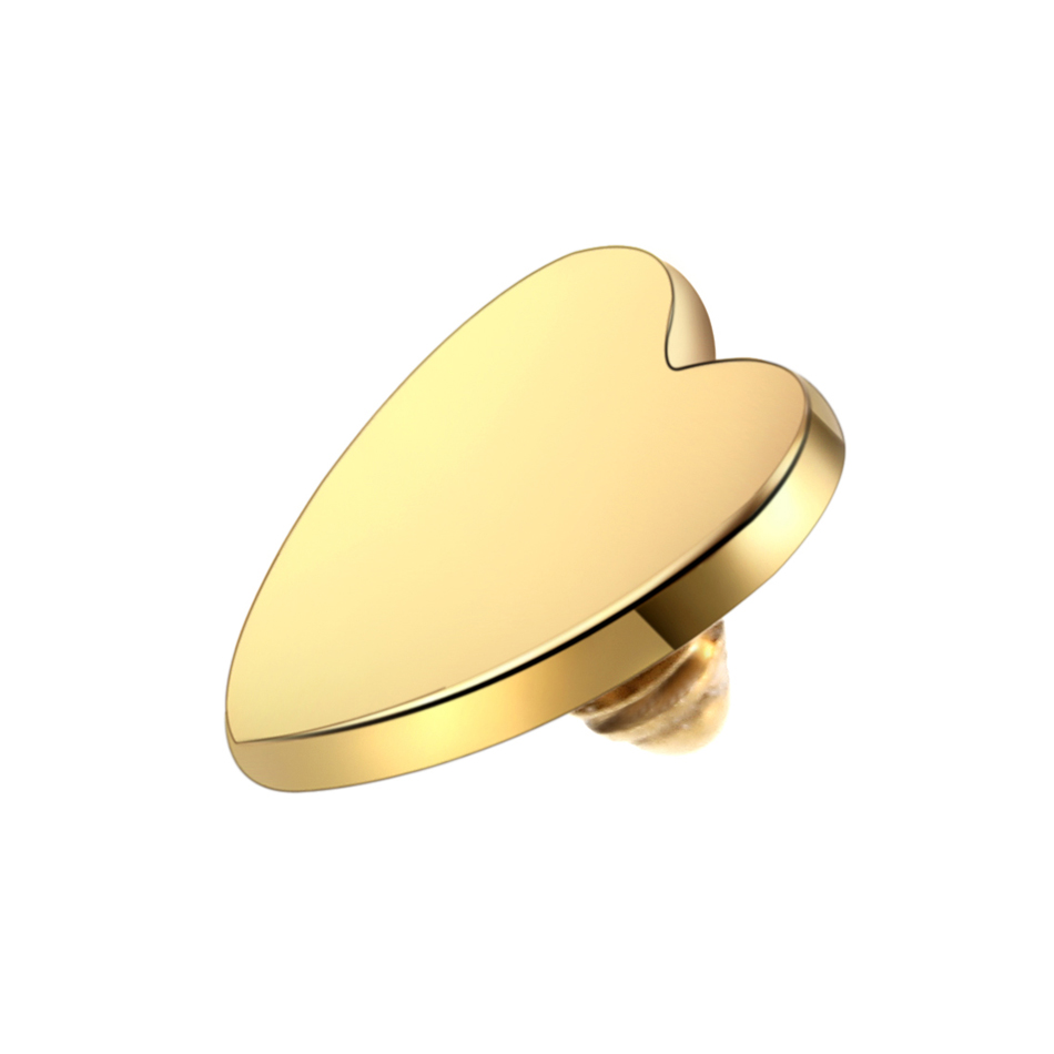 1 pieza G23 Piercing de titanio Micro Dermal CZ gema Micro ancla dérmica cristal Top Piercings dérmicos Piercing de superficie 14G joyería del cuerpo