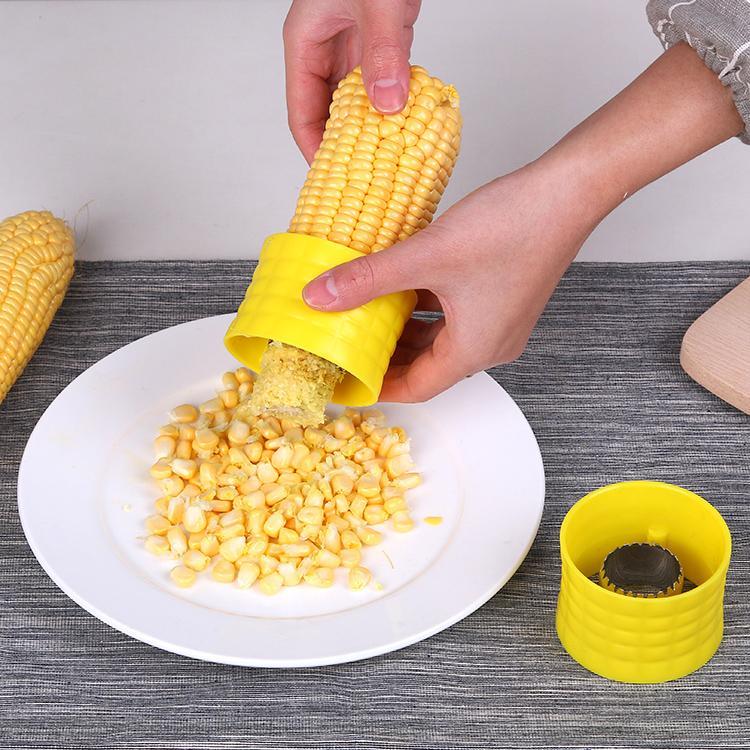 Corn Peeling Machine Home Corn Thresher Stainless Steel Peeling Machine Kitchen Practical Supplies Appliances Tool