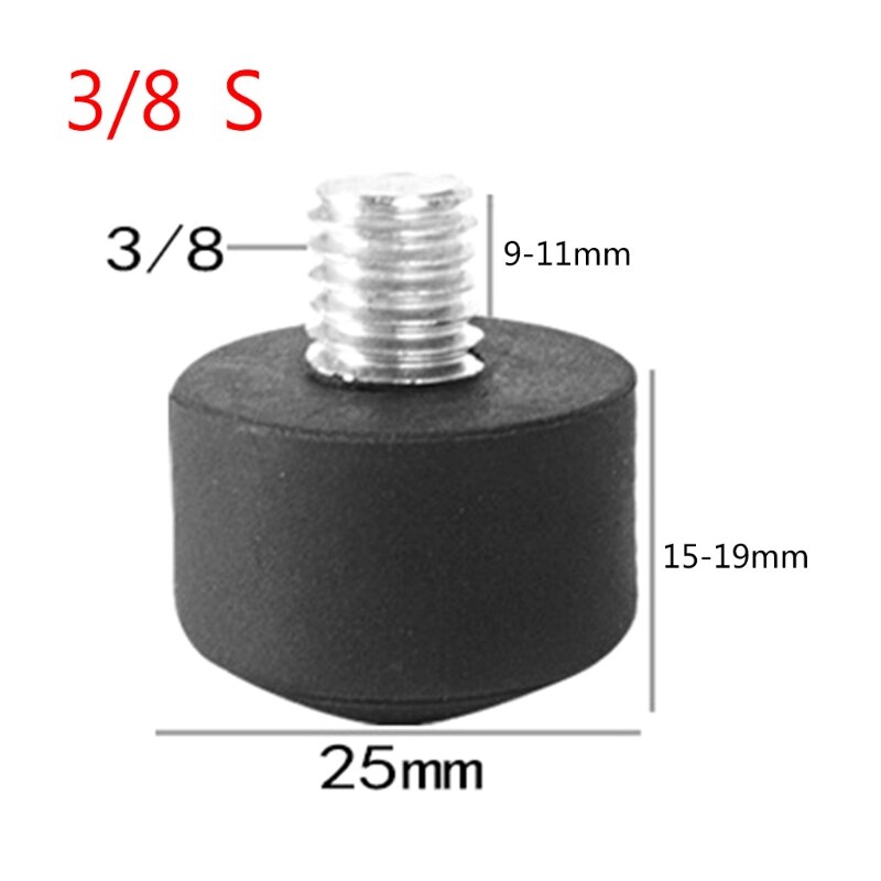 Universal- Anti-Unterhose Gummi Fuß Pad Füße Spitze für Stativ Einbeinstativ 3/8 "1/4" M8: Typ B