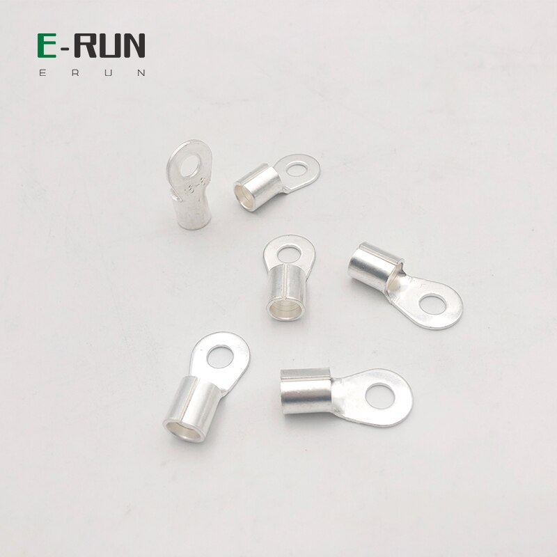 100PCS/LOT OT Terminal Series Thick Brass Anti-Rust Round Match with Silicon Cable For Battery Controller