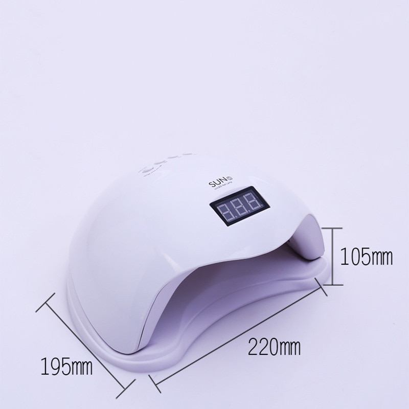 SUN 5-Lámpara para uñas, lámpara UV para esmalte de uñas 48W, secador de uñas LED para manicura y pedicura