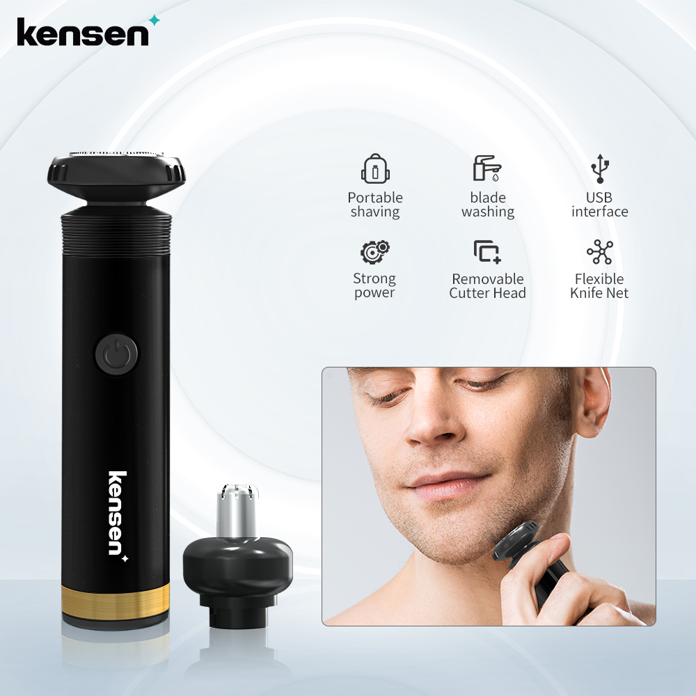 #39 elektrisk barbermaskin herre barberhøvel skjegg mini skjeggtrimmer reise barbermaskin nese hår barbermaskin hårklipper ansiktsepilato